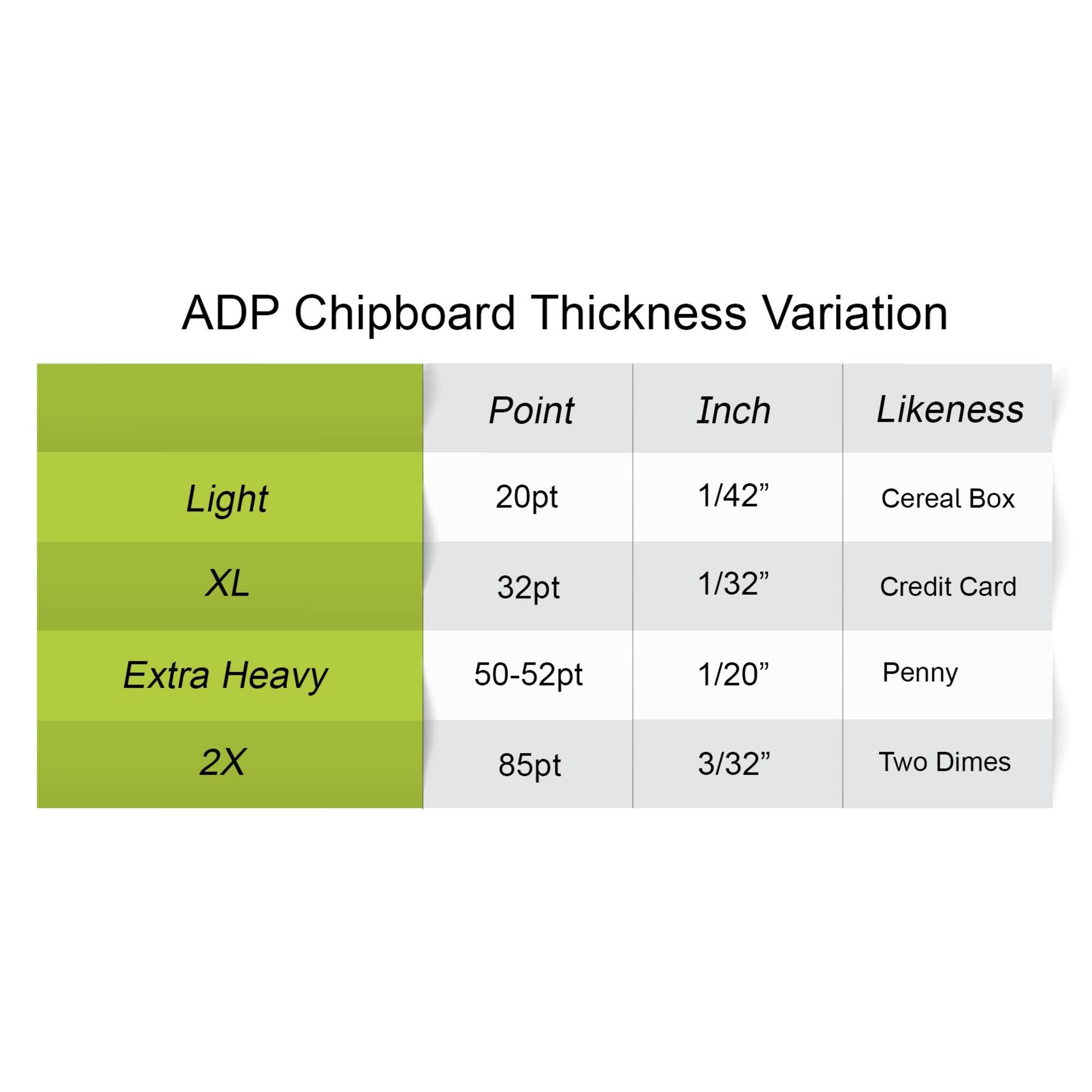 PA Paper™ Accents 12" x 12" 1X Heavy 50pt. Chipboard